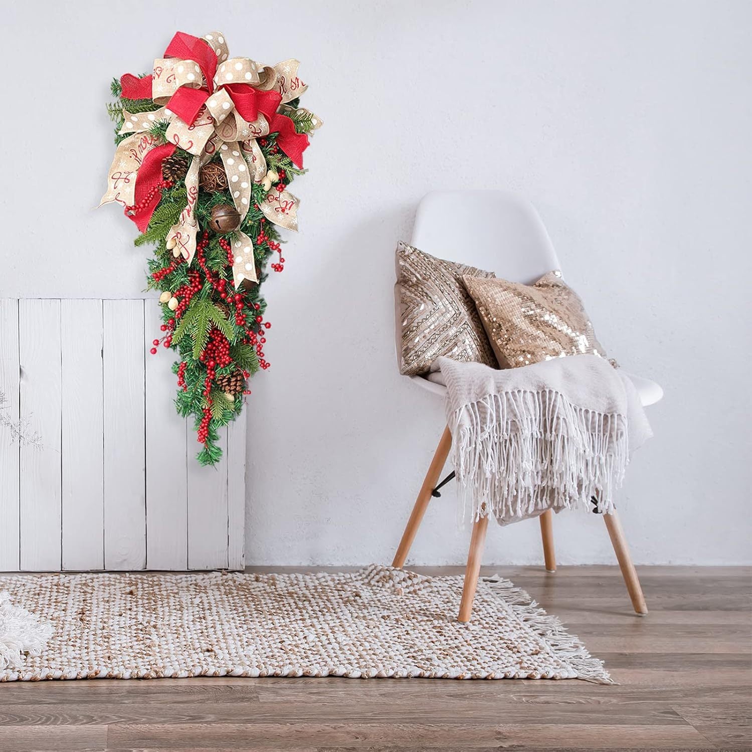 A Christmas Door Hanging Christmas Decorations Holiday Accessories Birthday Party Supplies