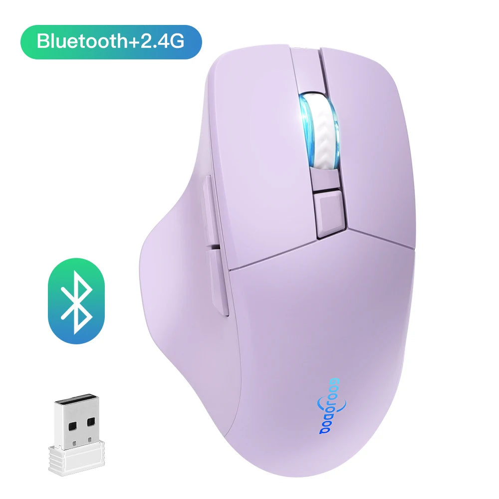 Bluetooth wireless mouse 2.4G mouse gamer 4000 DPI Optical Sensor 6