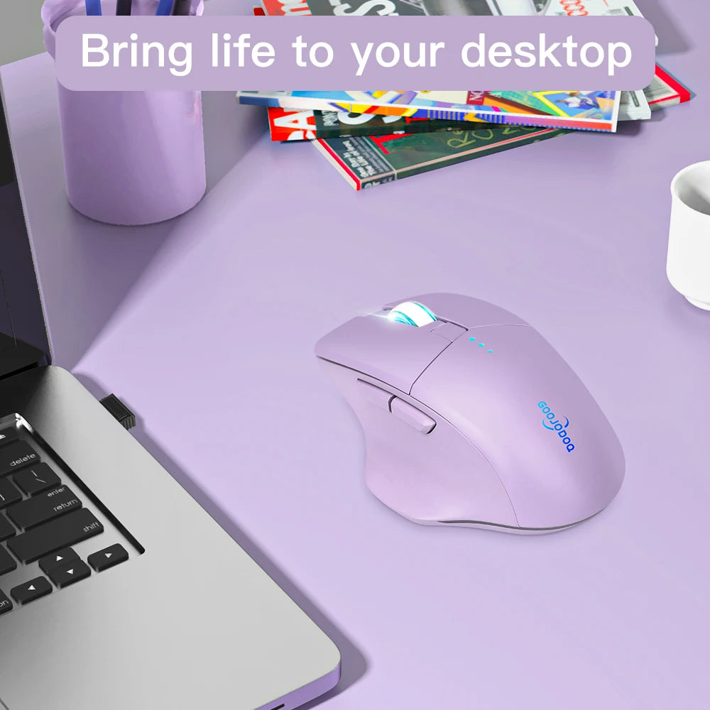 Bluetooth wireless mouse 2.4G mouse gamer 4000 DPI Optical Sensor 6