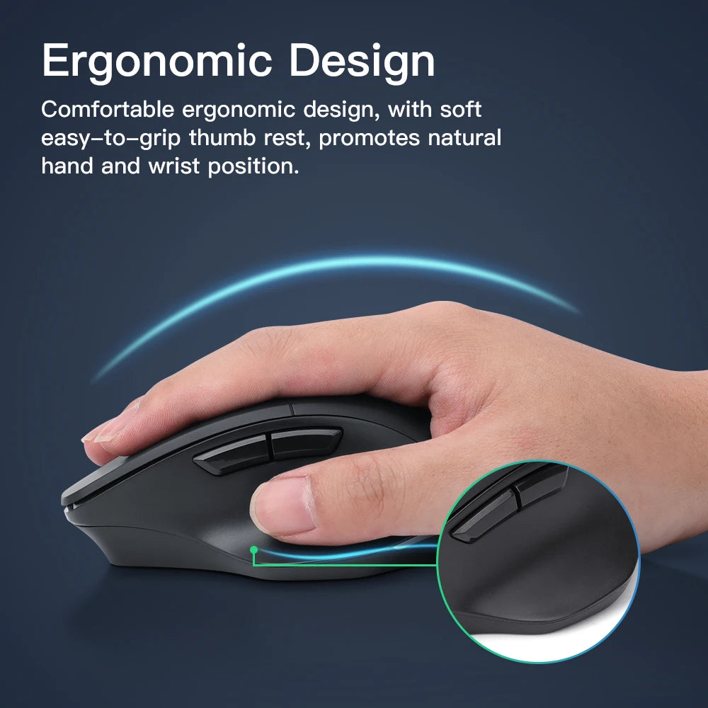 Bluetooth wireless mouse 2.4G mouse gamer 4000 DPI Optical Sensor 6