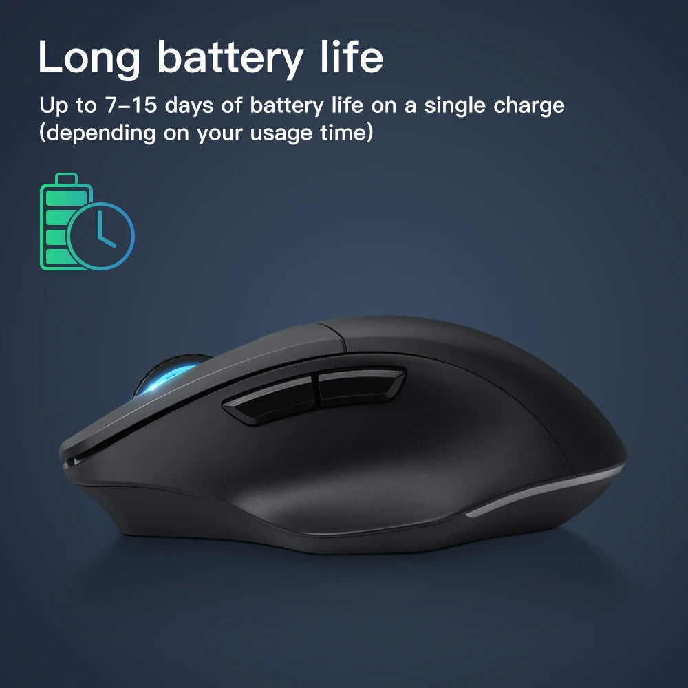 Bluetooth wireless mouse 2.4G mouse gamer 4000 DPI Optical Sensor 6