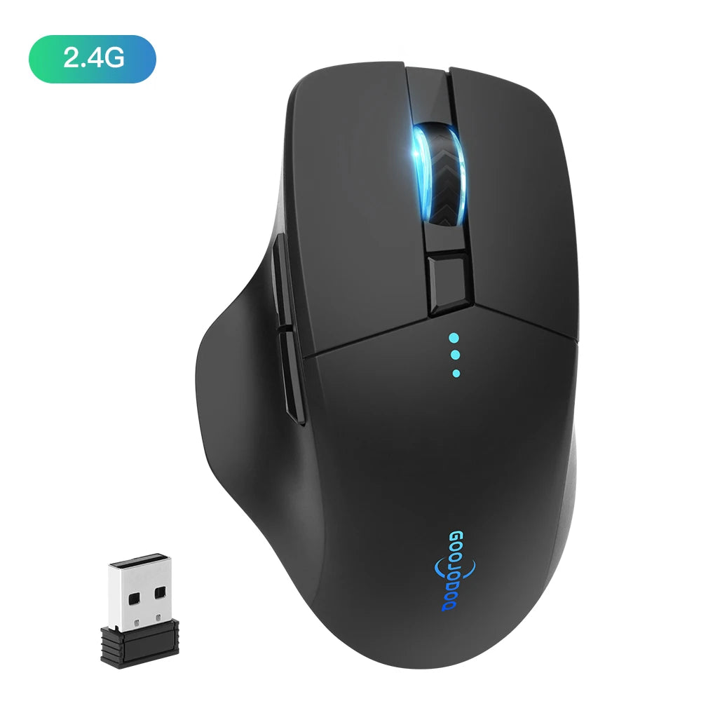 Bluetooth wireless mouse 2.4G mouse gamer 4000 DPI Optical Sensor 6