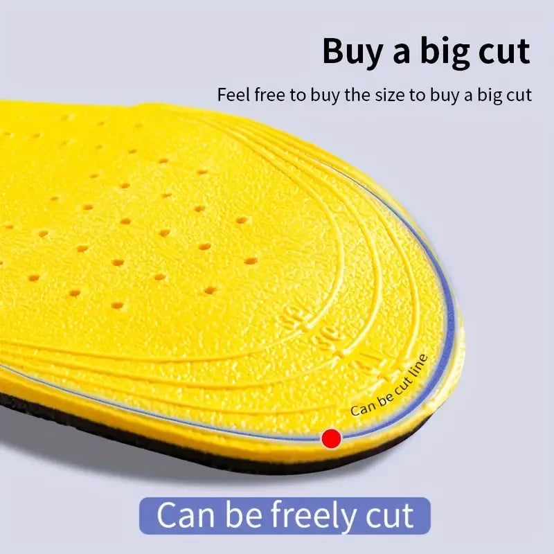 1pair 1.5-3.5cm (0.59-1.38in) Invisible Height Increase Insoles