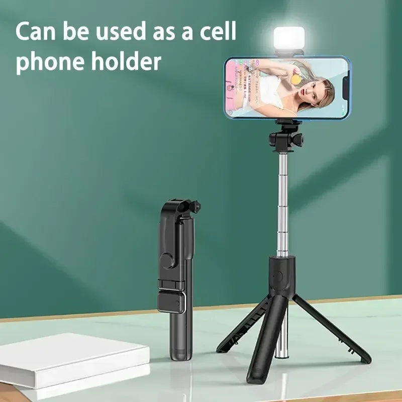 Extendable Phone Tripod with Bluetooth Remote