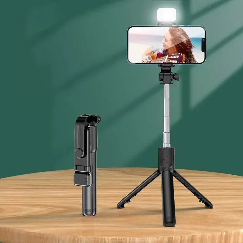 Extendable Phone Tripod with Bluetooth Remote