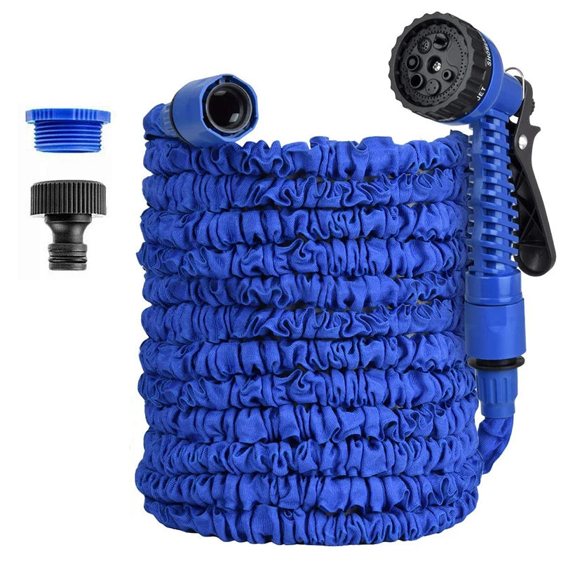 Expandable garden hose from 25 to 200 feet