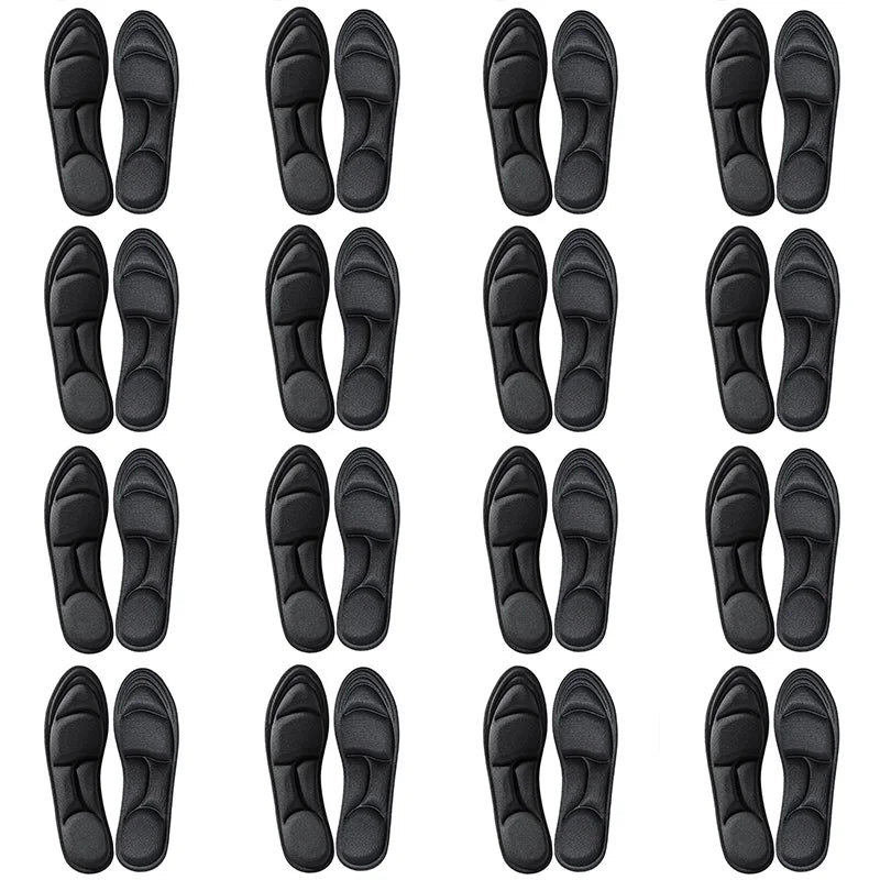 Breathable cushioning orthopedic insoles for running and sports