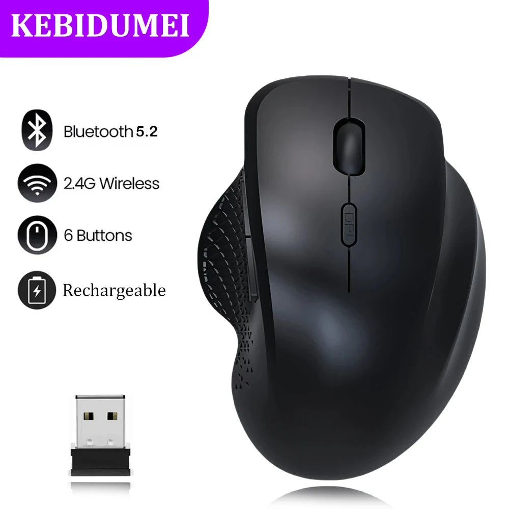 Bluetooth 5.2 Mouse 2.4G Wireless