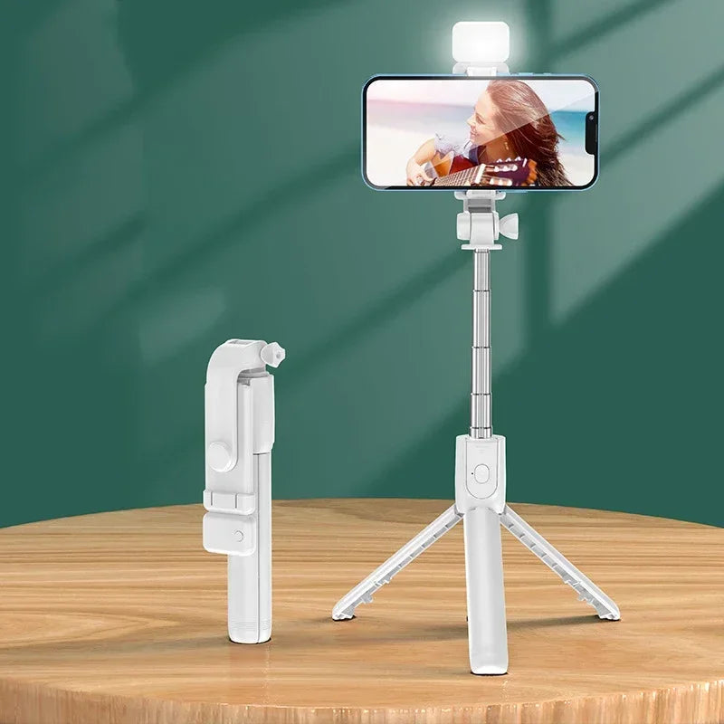 Extendable Phone Tripod with Bluetooth Remote