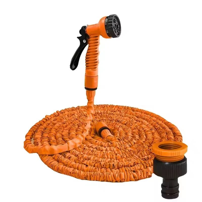 Expandable garden hose from 25 to 200 feet