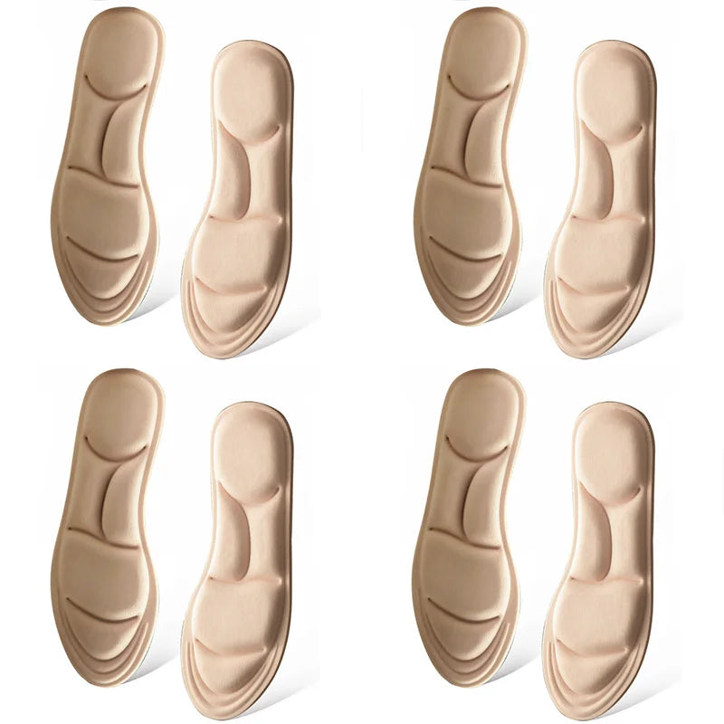 Breathable cushioning orthopedic insoles for running and sports