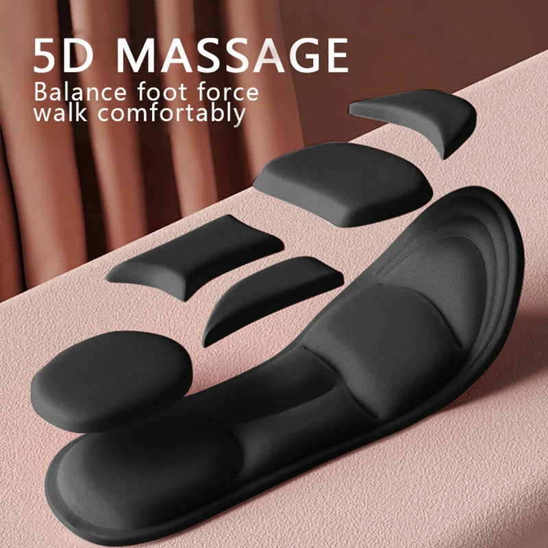 Breathable cushioning orthopedic insoles for running and sports