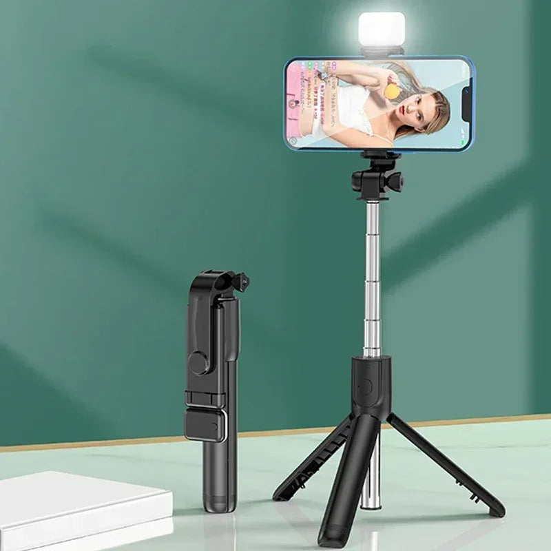 Extendable Phone Tripod with Bluetooth Remote