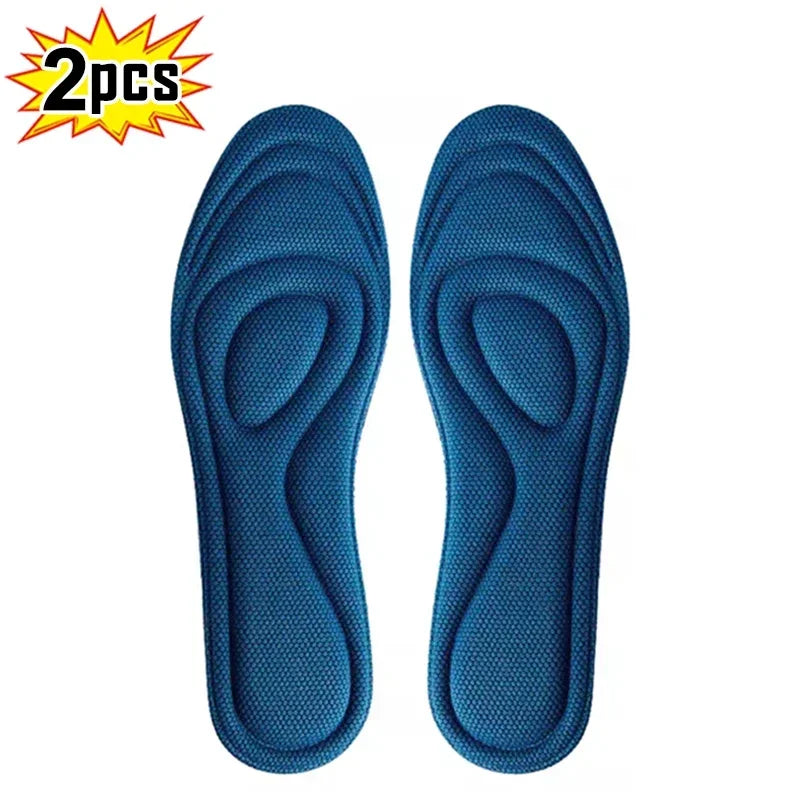 Pairs of Memory Foam Orthopedic Insoles for Shoes, Antibacterial Deodorization