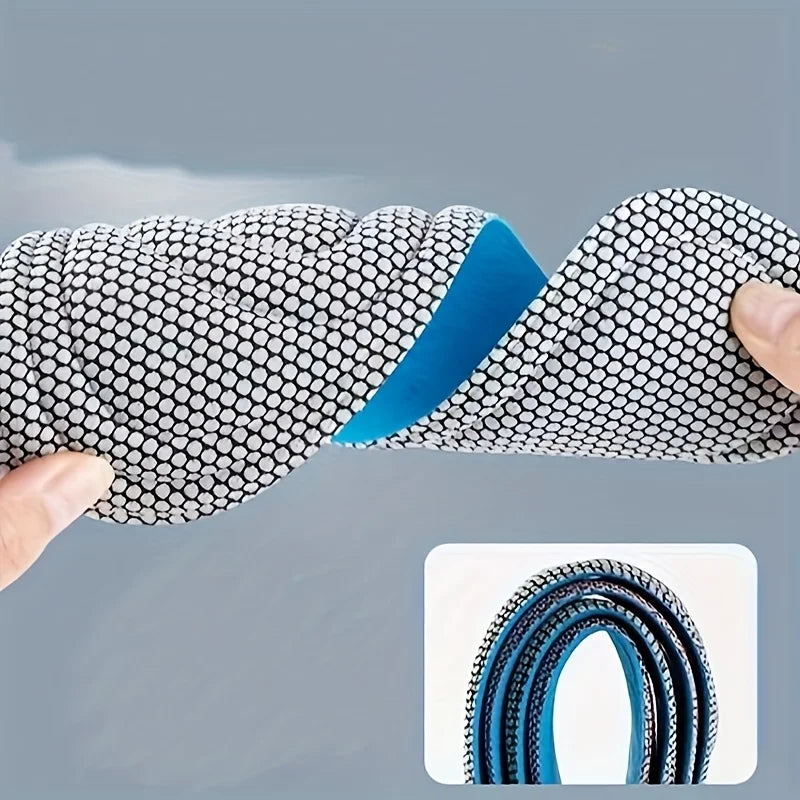 Pairs of Memory Foam Orthopedic Insoles for Shoes, Antibacterial Deodorization