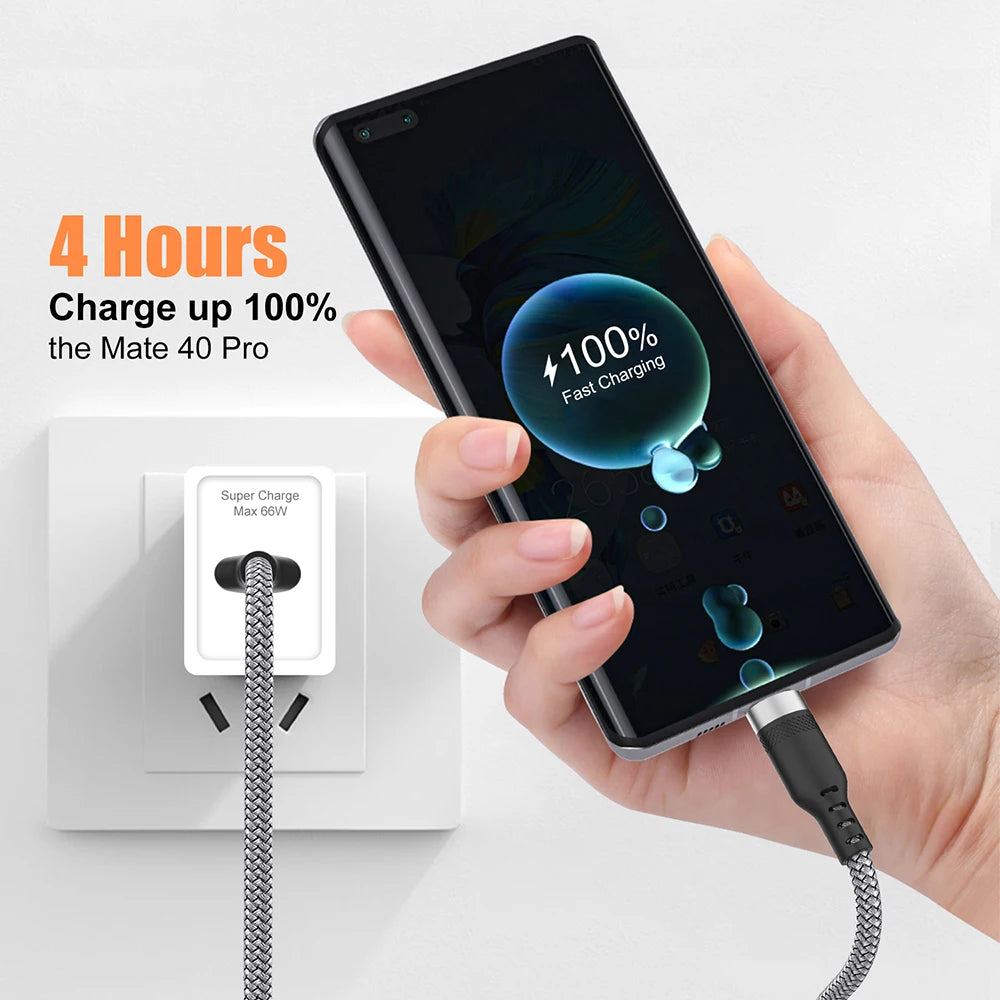 USB TYPE C Cable 5A Super Fast Charge Cable 3m 5m 8m USB C