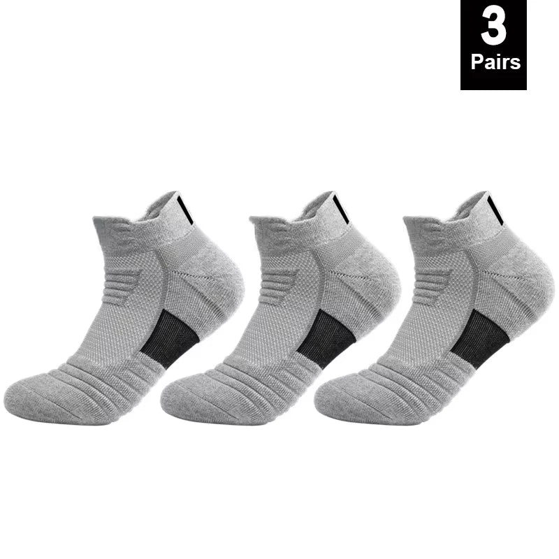 1/3 Pairs of Breathable and Deodorant Non-Slip Socks
