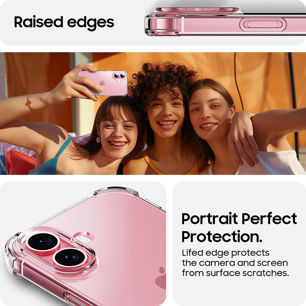Shockproof Phone Silicone Soft Case For iPhone