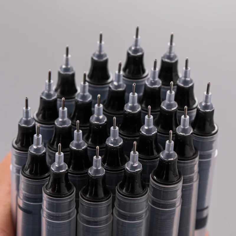 10 Pcs/Set High Quality Needle Type Kawaii Liquid Straight Gel Pens