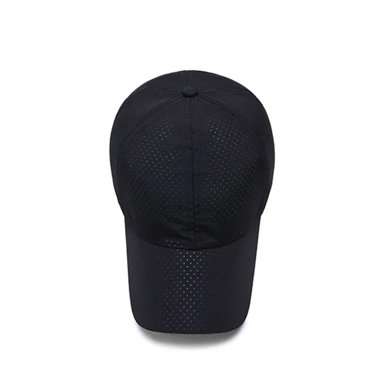Hat Men Spring Summer Solid Color Mesh Cap
