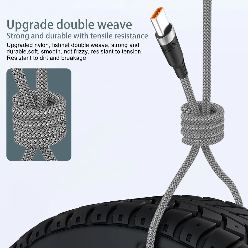 USB TYPE C Cable 5A Super Fast Charge Cable 3m 5m 8m USB C