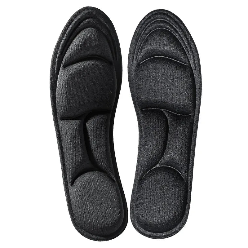 Breathable cushioning orthopedic insoles for running and sports
