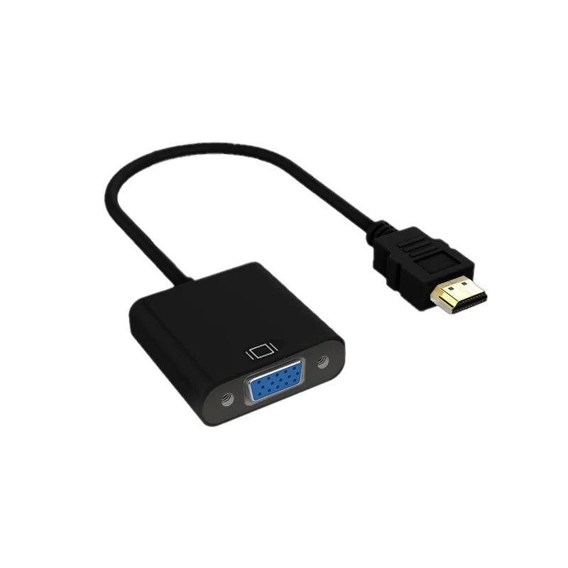 High Speed HDTV To VGA Adapter HDTV A Male To VGA Female Converter HD Scaler Video