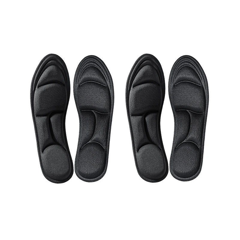 Breathable cushioning orthopedic insoles for running and sports