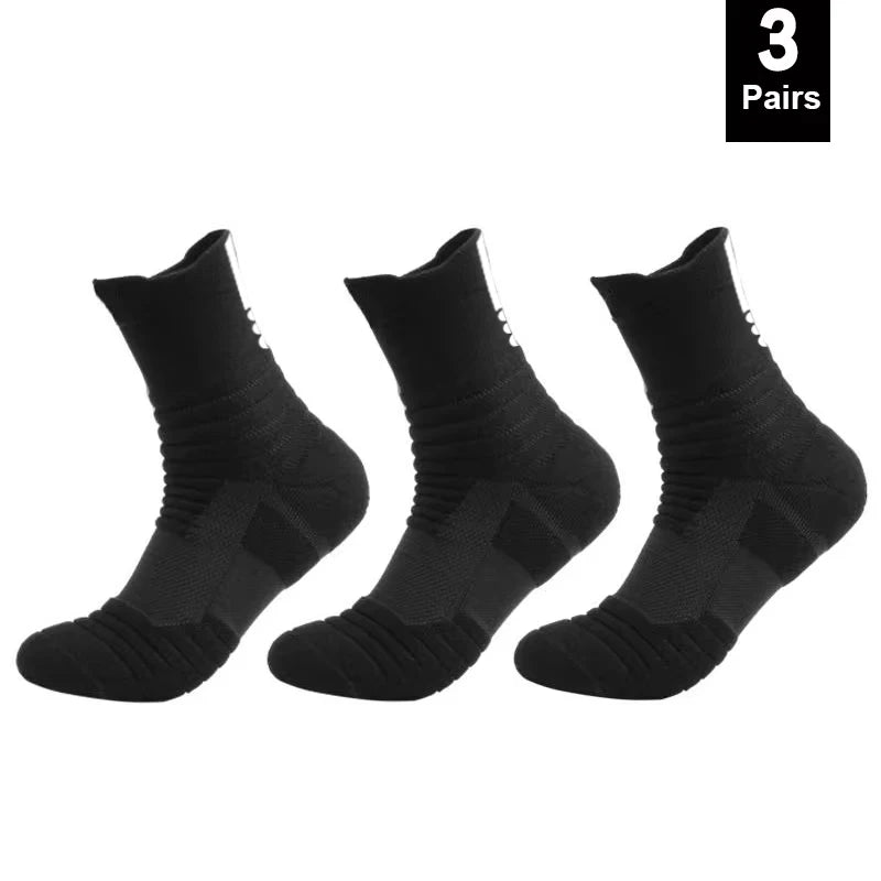 1/3 Pairs of Breathable and Deodorant Non-Slip Socks