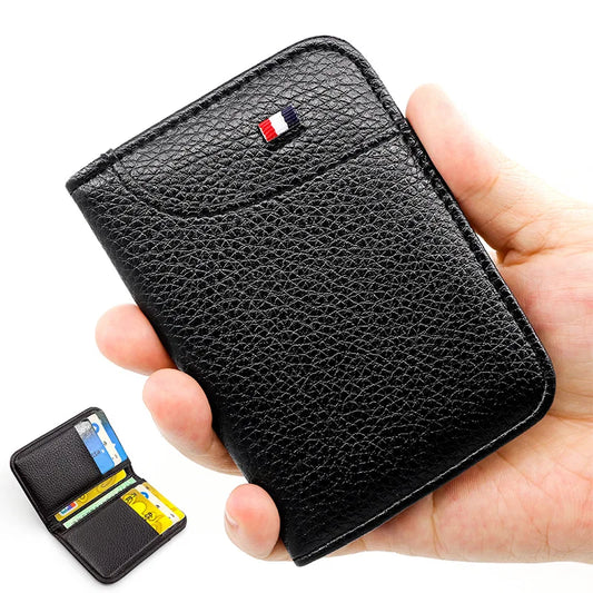 Portable Super Slim Soft Wallet PU Leather Mini Credit Card