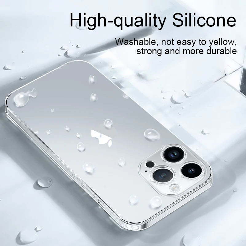 Ultra Thin Silicone Soft Case For iPhone