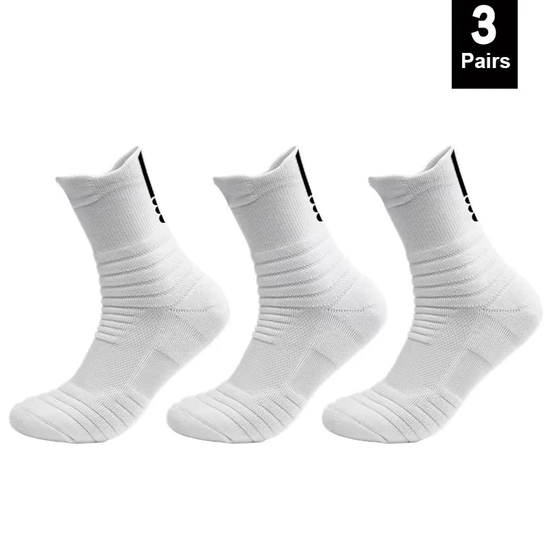 1/3 Pairs of Breathable and Deodorant Non-Slip Socks