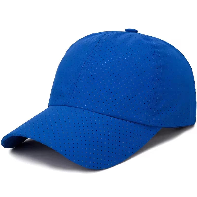 Hat Men Spring Summer Solid Color Mesh Cap