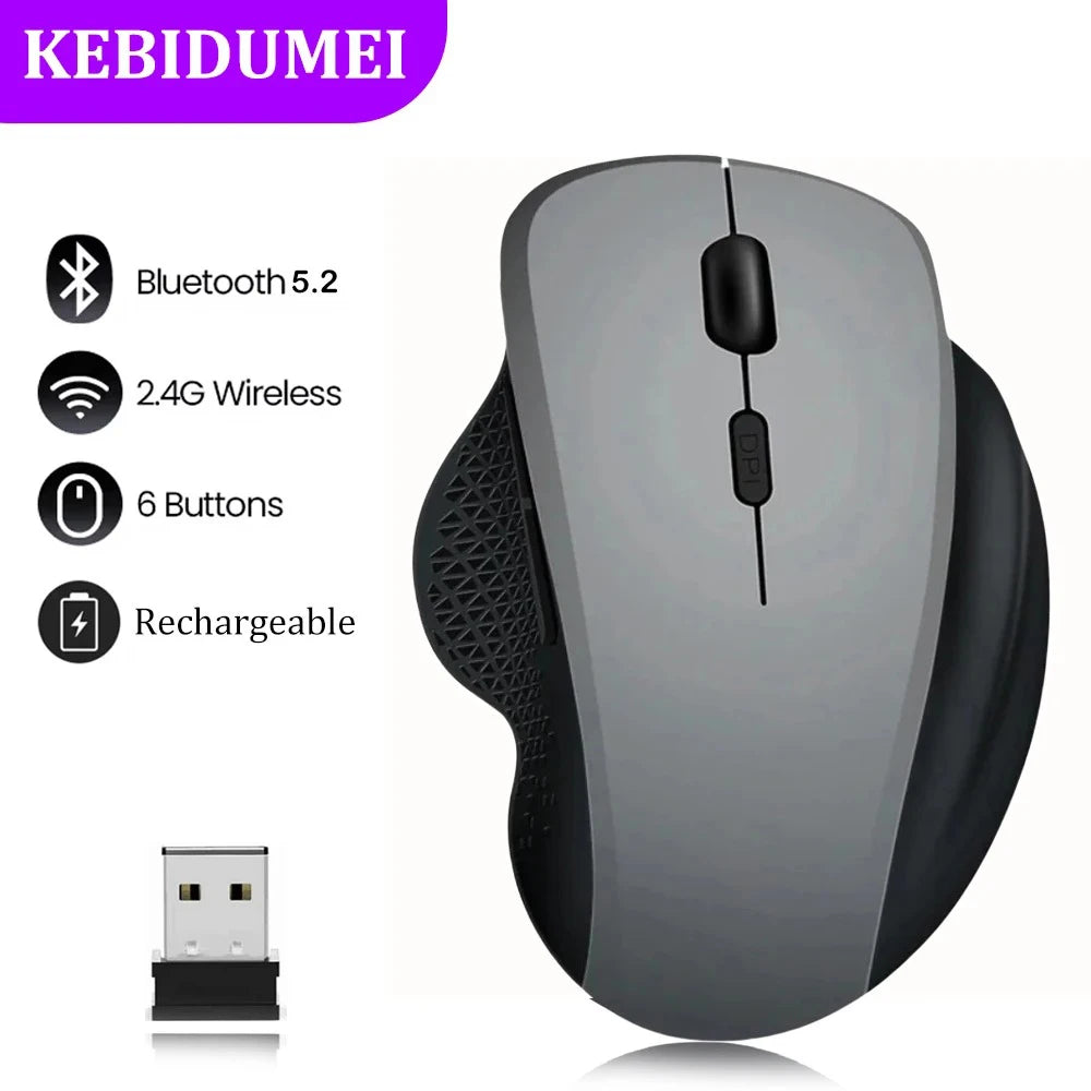 Bluetooth 5.2 Mouse 2.4G Wireless