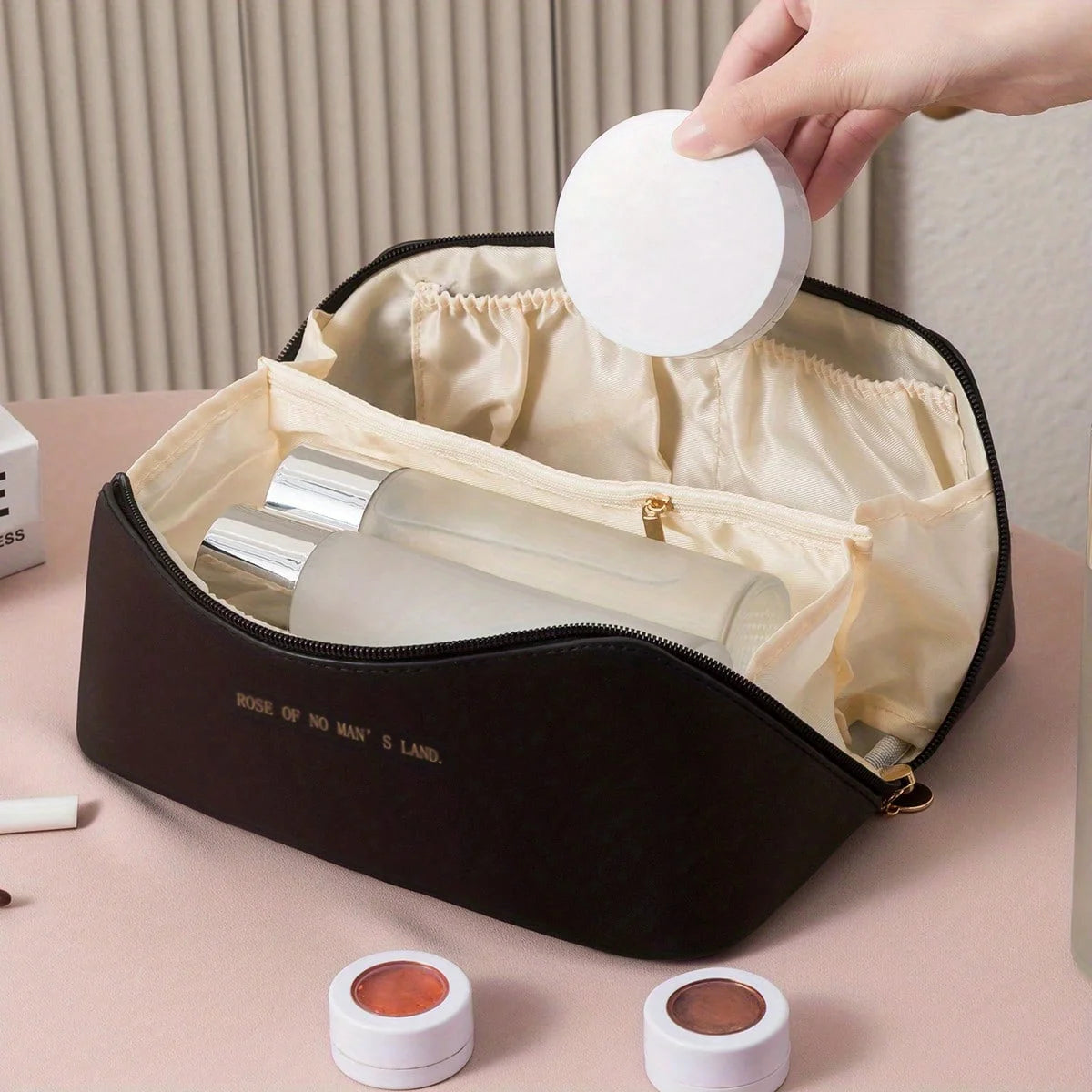 Makeup organizer, women's toiletry kit, makeup case