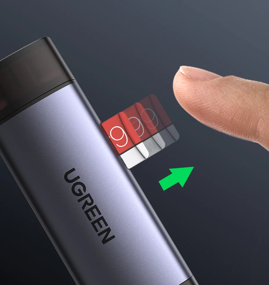 UGREEN Card Reader USB3.0&USB C to SD MicroSD TF Thunderbolt 3
