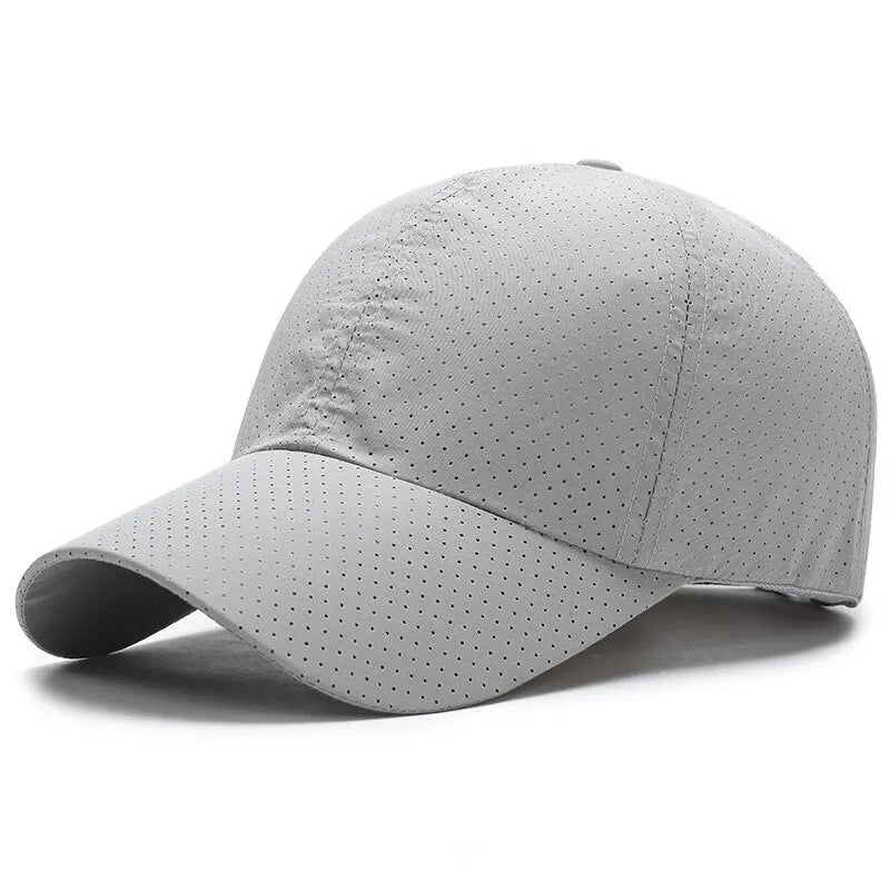 Hat Men Spring Summer Solid Color Mesh Cap