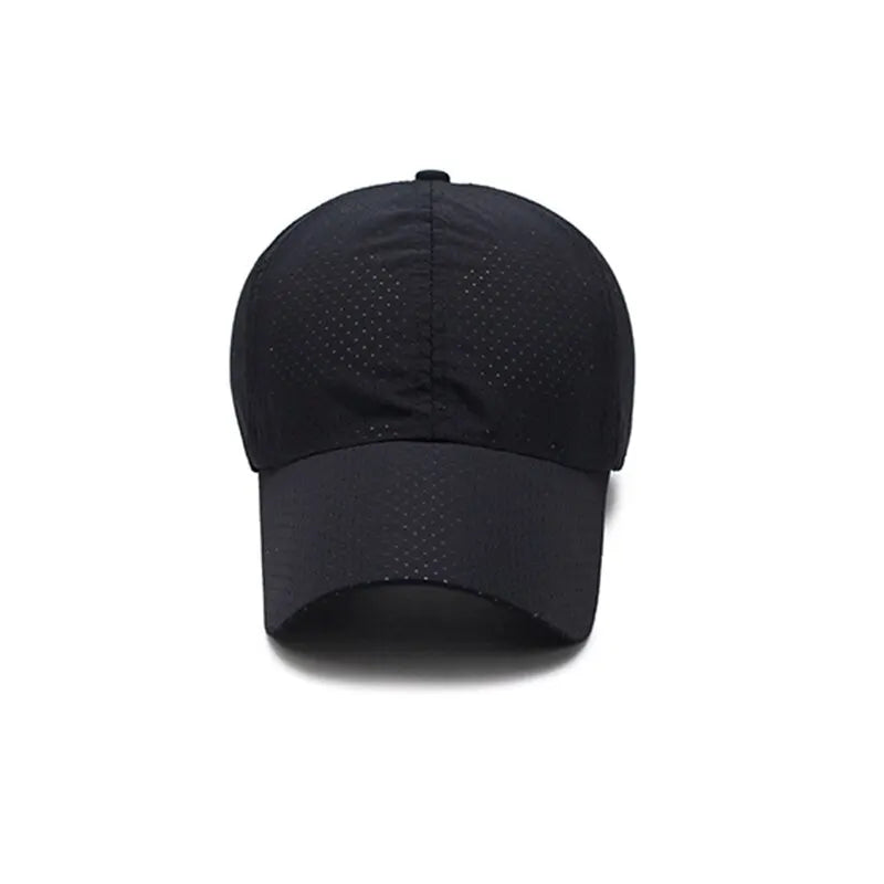 Hat Men Spring Summer Solid Color Mesh Cap