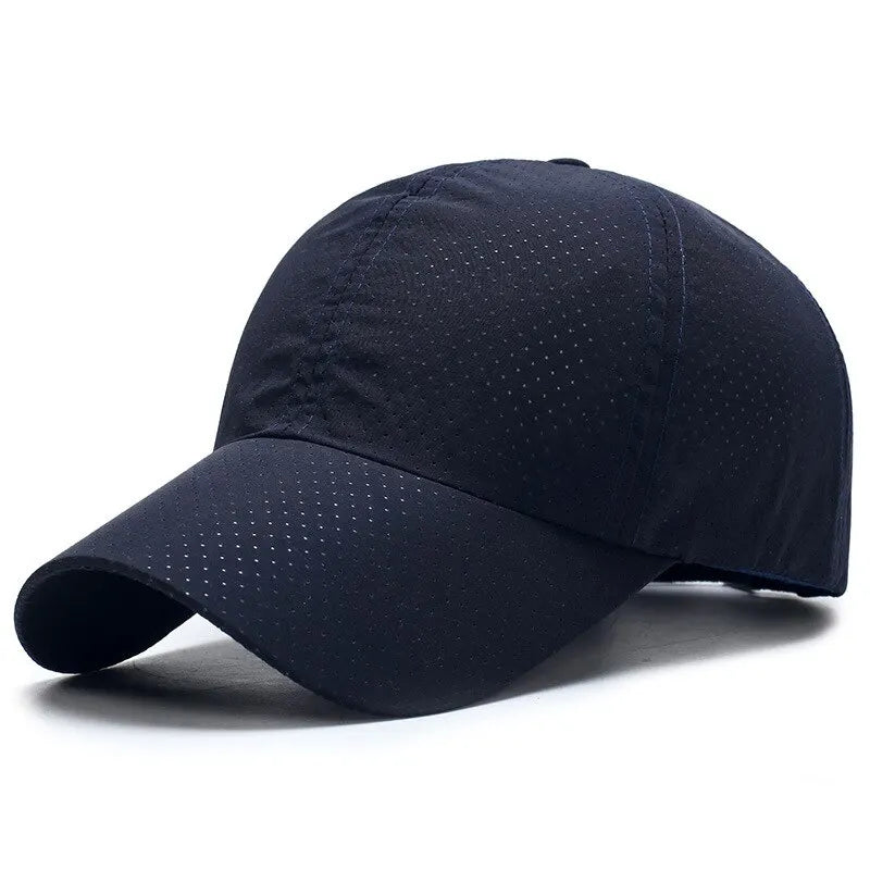 Hat Men Spring Summer Solid Color Mesh Cap