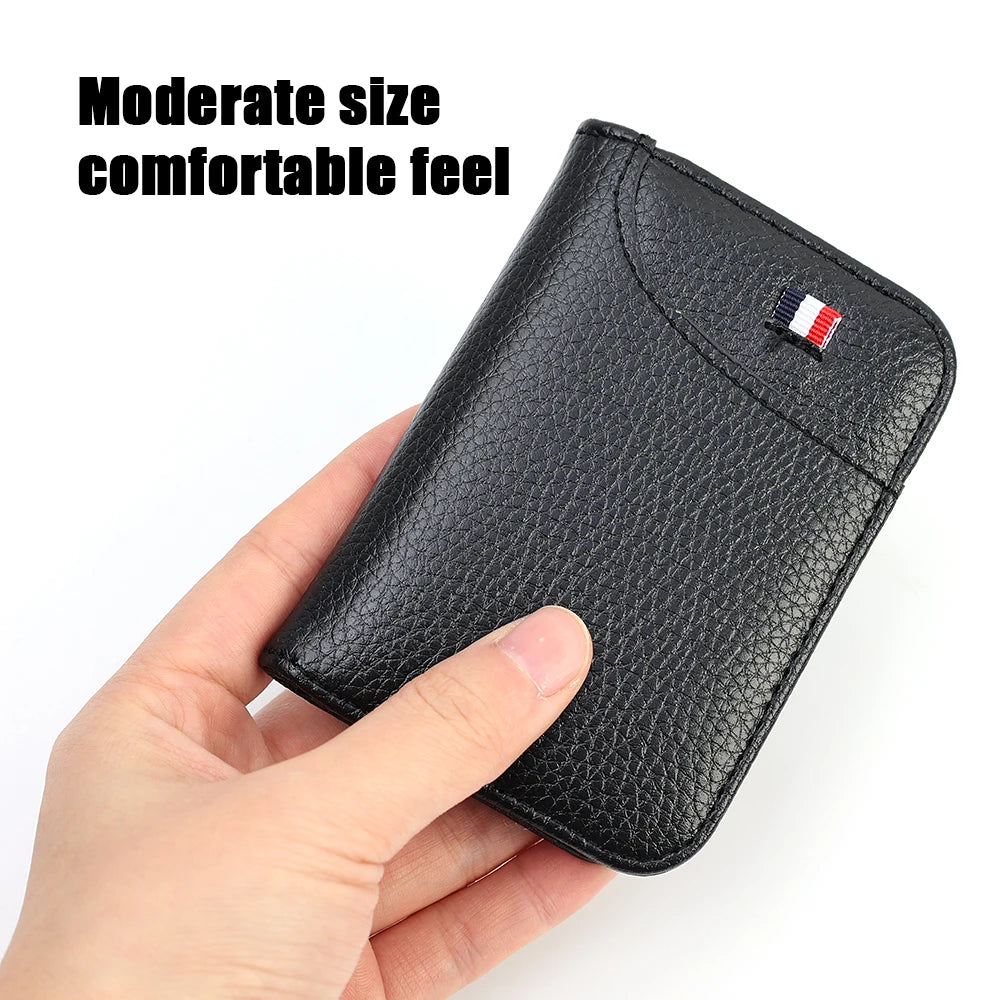 Portable Super Slim Soft Wallet PU Leather Mini Credit Card