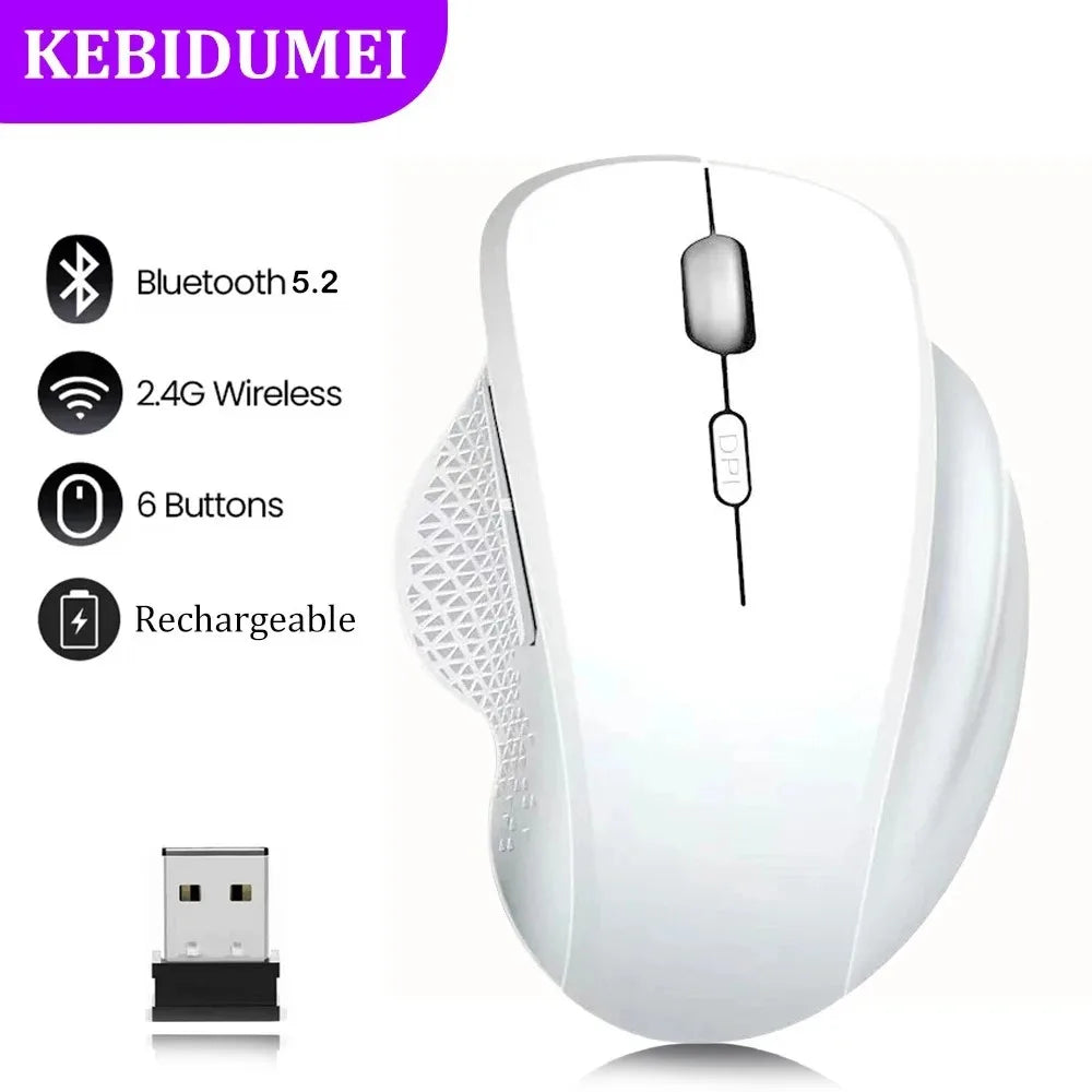Bluetooth 5.2 Mouse 2.4G Wireless