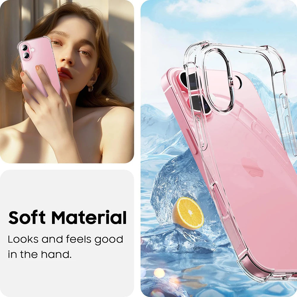 Shockproof Phone Silicone Soft Case For iPhone