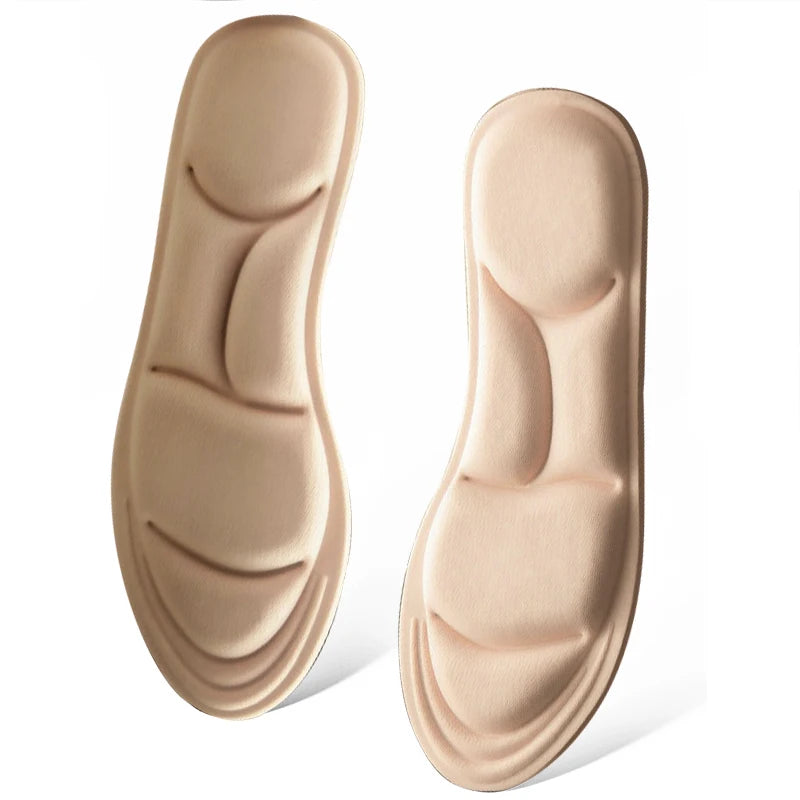 Breathable cushioning orthopedic insoles for running and sports